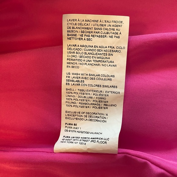 PUMA puffer vest girls size small 7/8 - Picture 6 of 6